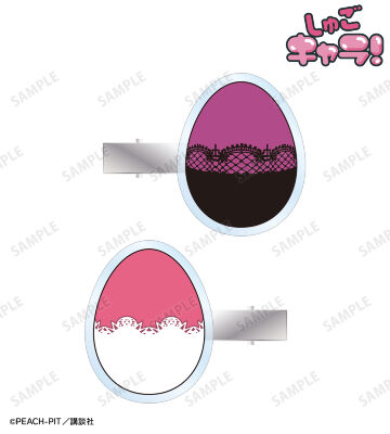 イル＆エル ar-Unity モチーフ柄 アクリルヘアクリップ2個セット