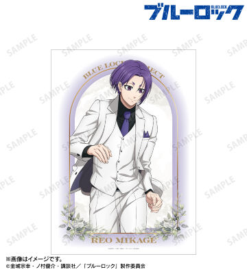 描き下ろし 御影 玲王 スーツモデルver. 第2弾 A3マット加工ポスター