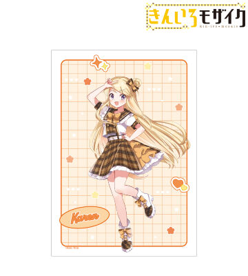原悠衣先生 描き下ろし 九条カレン アイドル風衣装ver. A3マット加工ポスター