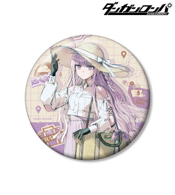 緜さんイラスト 霧切響子 私服で旅行ver. 100mm缶バッジ