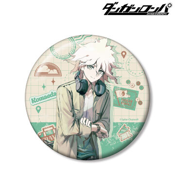 緜さんイラスト 狛枝凪斗 私服で旅行ver. 100mm缶バッジ