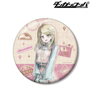 緜さんイラスト 赤松楓 私服で旅行ver. 100mm缶バッジ