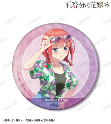 描き下ろし 中野二乃 アロハシャツver. BIG缶バッジ
