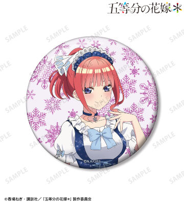 描き下ろし 中野二乃 スノーメイドver. 75mmグリッター缶バッジ