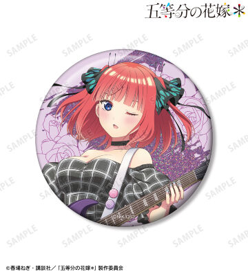 描き下ろし 中野二乃 ギター演奏ver. 75mmホログラム缶バッジ