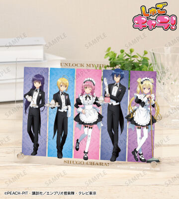 描き下ろし 集合 メイド&執事ver. A5アクリルパネル