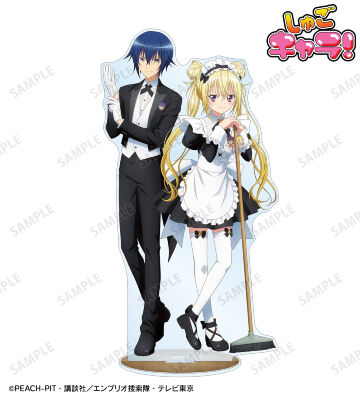 描き下ろし 月詠 イクト&ほしな 歌唄 メイド&執事ver. BIGアクリルスタンド