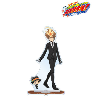 描き下ろし リボーン&沢田 綱吉 スーツの歩みver. BIGアクリルスタンド