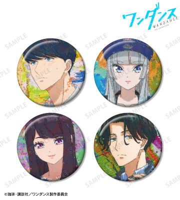 grunge CANVAS 缶バッジ4個セット