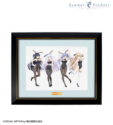 描き下ろし 集合 バニーガールver. A4キャラファイングラフ