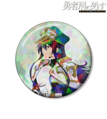 描き下ろし パトーシェ・キヴィア 歩みver. 75mmホログラム缶バッジ