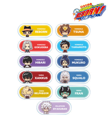 トレーディング ちょこんと！ アクリルネームプレート