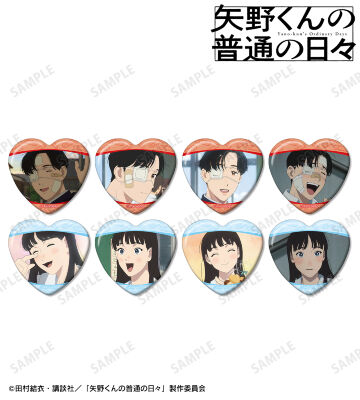 トレーディング場面写ハート型缶バッジ