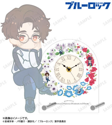 雪宮 剣優&乙夜 影汰&烏 旅人&氷織 羊 Botania 第2弾 アクリルスタンド時計