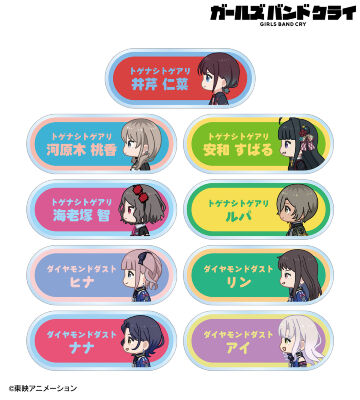 トレーディング ちびとこ アクリルネームプレート