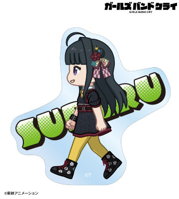 安和 すばる ちびとこ クリアダイカットステッカー