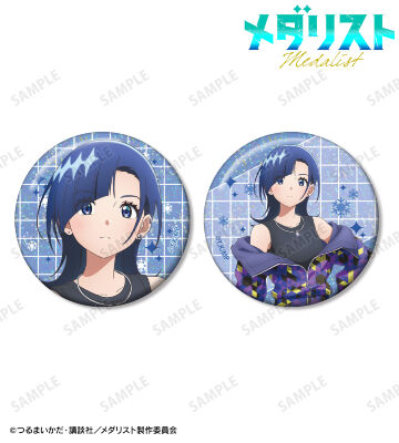 岡崎いるか ホログラム缶バッジ2個セット