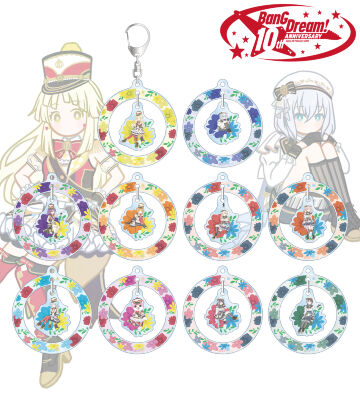 トレーディング Botania ゆらゆらアクリルキーホルダー ver.E