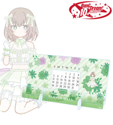 大和 麻弥 Botania 卓上アクリル万年カレンダー