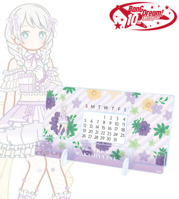 若宮 イヴ Botania 卓上アクリル万年カレンダー