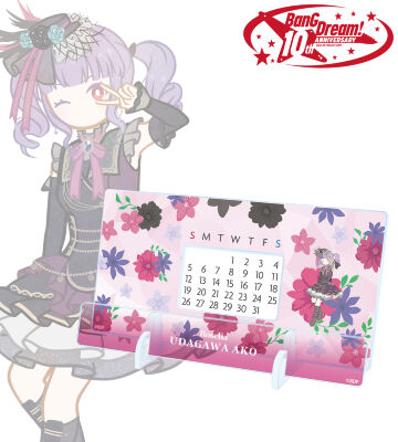 宇田川 あこ Botania 卓上アクリル万年カレンダー