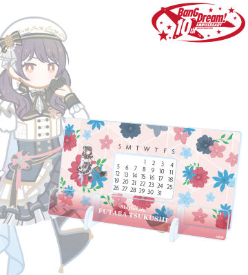 二葉 つくし Botania 卓上アクリル万年カレンダー