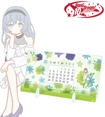 ロック Botania 卓上アクリル万年カレンダー