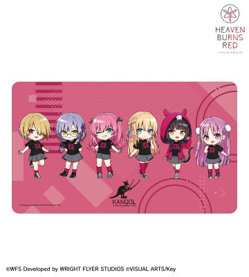 KANGOL®コラボ ちびキャラ 集合 マルチデスクマット