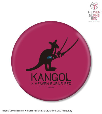 KANGOL®コラボ コラボロゴ BIG缶バッジ