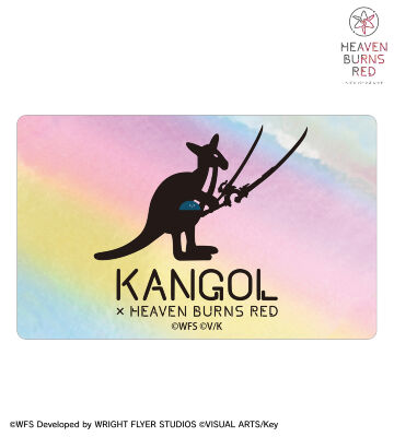 KANGOL®コラボ コラボロゴ オーロラステッカー