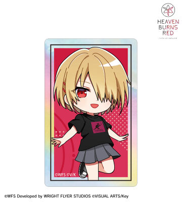 KANGOL®コラボ ちびキャラ 茅森月歌 オーロラステッカー