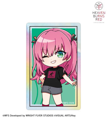 KANGOL®コラボ ちびキャラ 逢川めぐみ オーロラステッカー