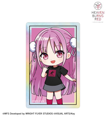 KANGOL®コラボ ちびキャラ 國見タマ オーロラステッカー