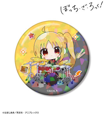 むーらんさんイラスト 伊地知虹夏 ライブ衣装ver. 75mmホログラム缶バッジ