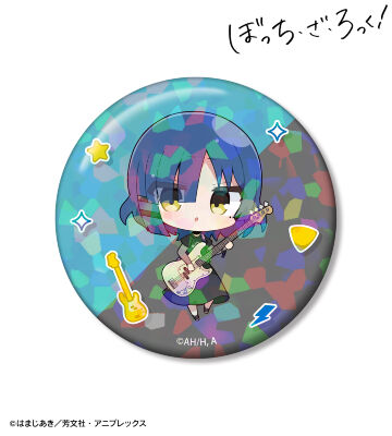 むーらんさんイラスト 山田リョウ ライブ衣装ver. 75mmホログラム缶バッジ