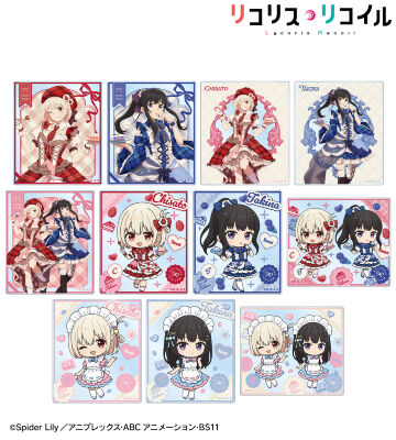 描き下ろし&ちびキャラ スイーツ衣装/メルヘンメイドver. トレーディングアクリルカード