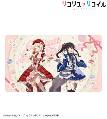 描き下ろし 錦木千束&井ノ上たきな スイーツ衣装ver. マルチデスクマット