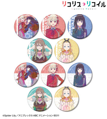 トレーディング Ani-Art clear label グリッター缶バッジ