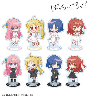 上倉エクさんイラスト 白いワンピースver.&黒いワンピースver. トレーディングアクリルスタンド