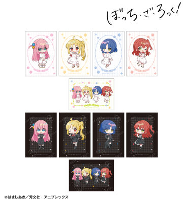 上倉エクさんイラスト 白いワンピースver.&黒いワンピースver. トレーディングブロマイド