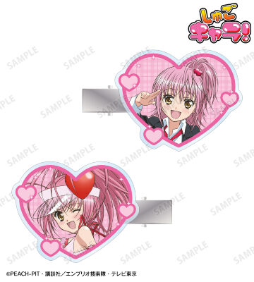 日奈森 あむ&アミュレットハート アクリルヘアクリップ2個セット