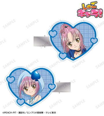 日奈森 あむ&アミュレットスペード アクリルヘアクリップ2個セット