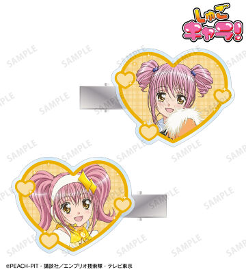 日奈森 あむ&アミュレットダイヤ アクリルヘアクリップ2個セット