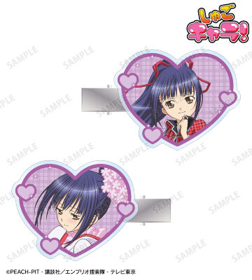 藤咲 なでしこ&ヤマトマイヒメ アクリルヘアクリップ2個セット