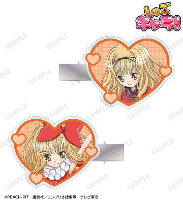 真城 りま&クラウンドロップ アクリルヘアクリップ2個セット