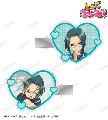 三条 海里&サムライソウル アクリルヘアクリップ2個セット