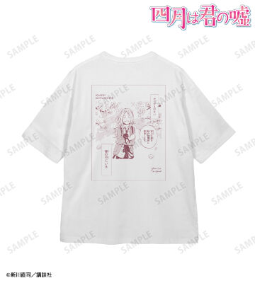 宮園かをり 漫画コマBIGシルエットＴシャツ ver.A