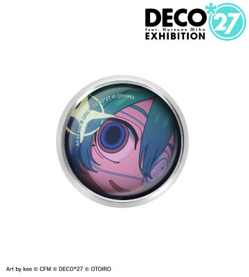 モニタリング ガラスマグネットバッジ ver.A