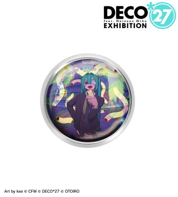 モニタリング ガラスマグネットバッジ ver.C