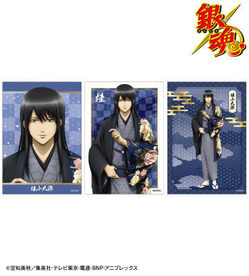 描き下ろし 桂小太郎 片面花柄和装ver. ブロマイド3枚セット